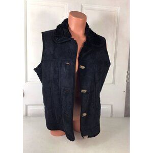 Turtle Fur Suede Vest Womens Medium
